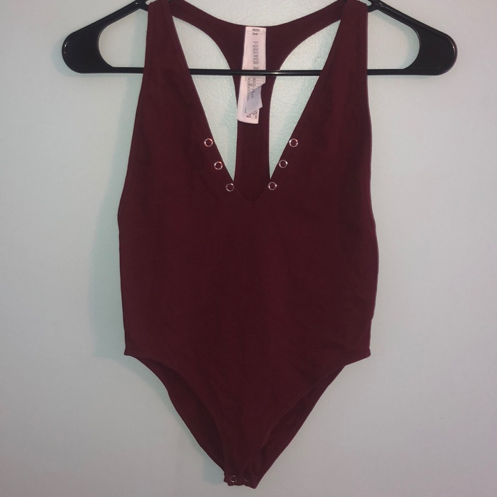 Maroon Body Suit never worn
